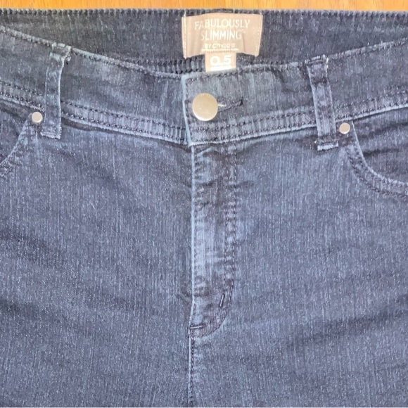 Chico Fabulously Slimming Black Straight Leg Jean - Picture 4 of 6